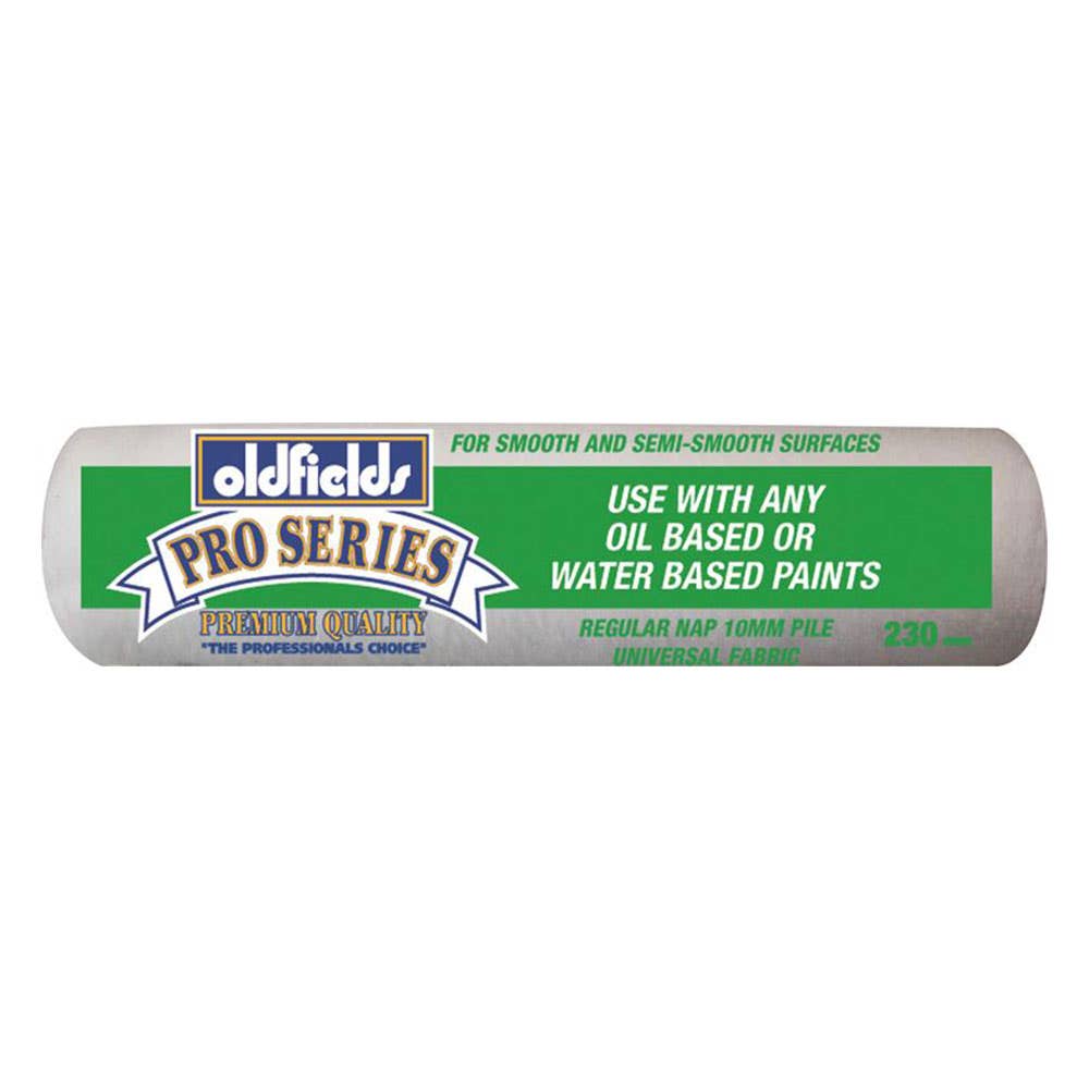 Paint Roller Cover Polyester Pro Series Universal 10mm Pile 230mm 601 Oldfields 3832103 601