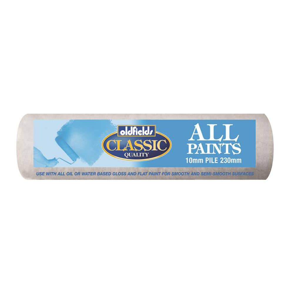 Paint Roller Cover Fabric Classic All Paints 10mm Pile 230mm 701 Oldfields 3832104 701