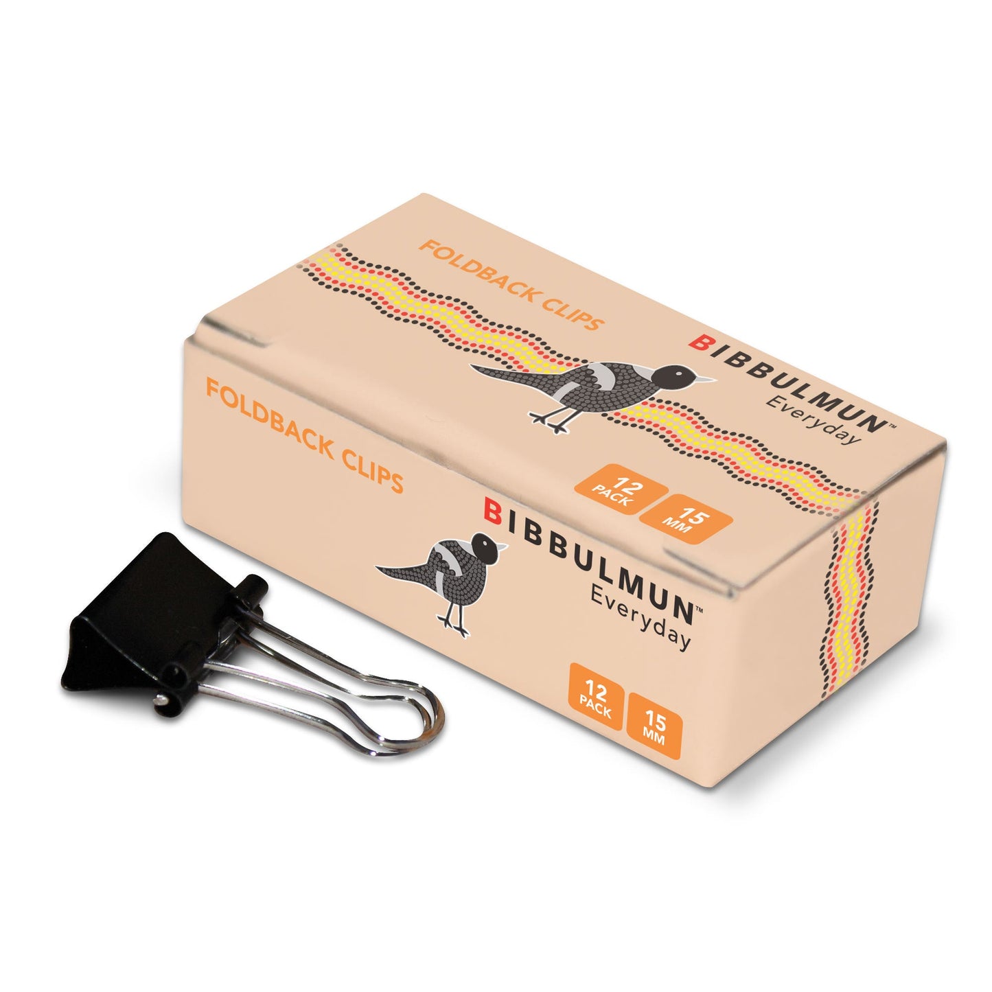 Foldback Clips No. 0 15mm Black 12 Pk 38887900 NPL-38887900