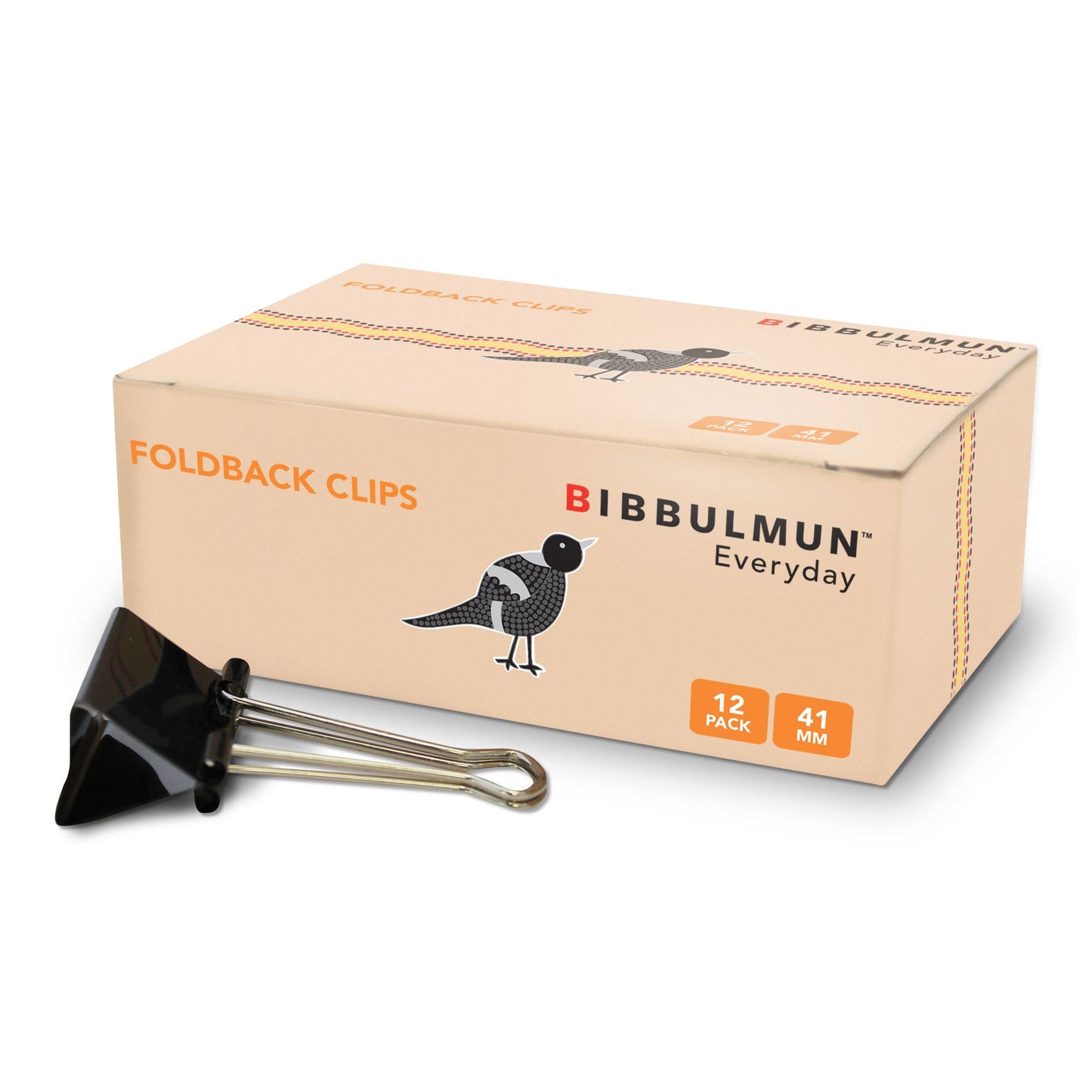 Foldback Clips No. 4 41mm Black 12 Pk 38891000 NPL-38891000