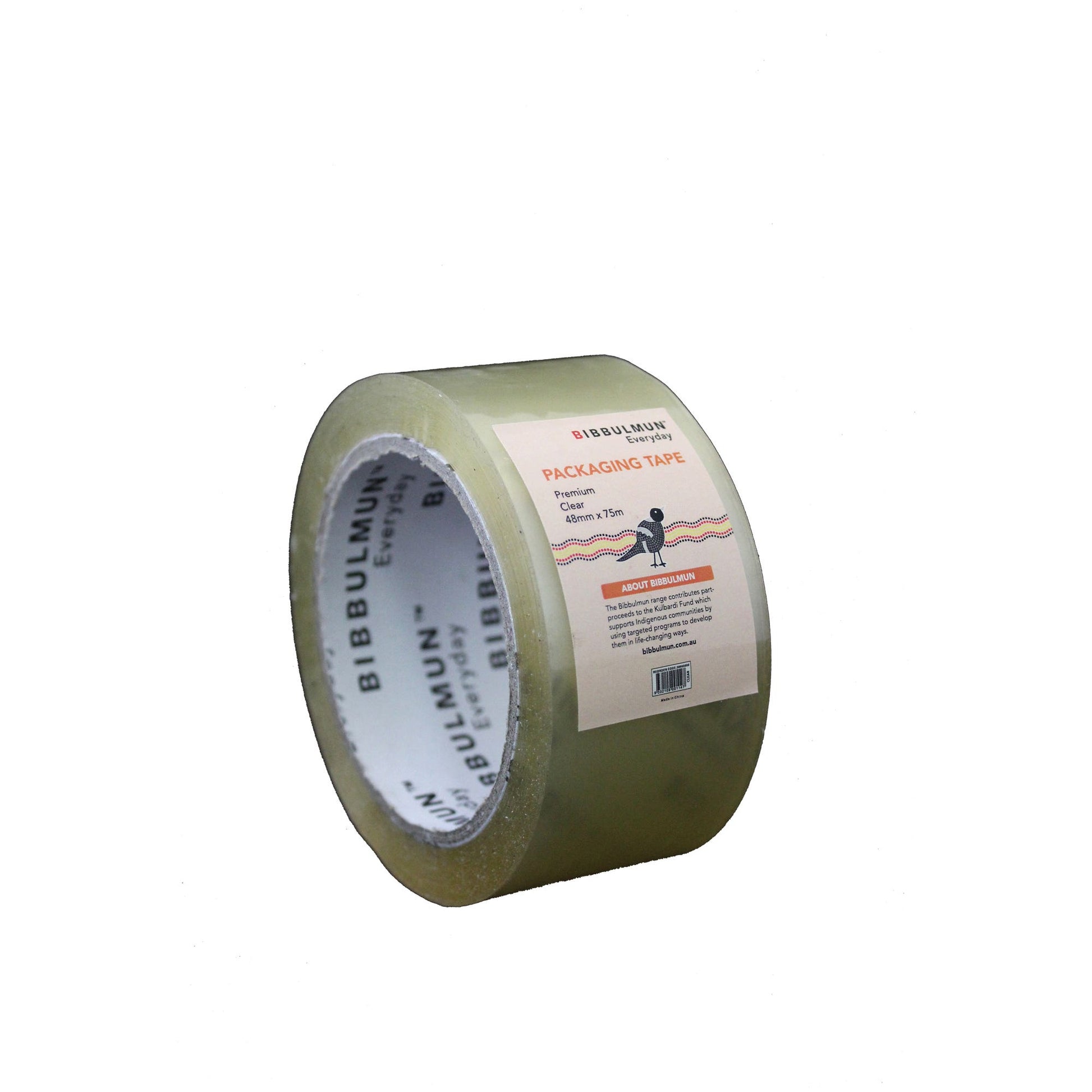 Bibbulmun Premium Packaging Tape 48mm X 75m Clear 38965000 NPL-38965000