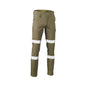 Pants Hi-Vis Stretch Cotton Taped Cargo 280gsm BPC6008T Khaki 107R_40049242_BPC6008T_BCDRR07