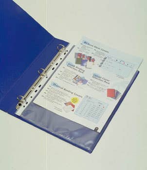 A4 Heavy Weight Sheet Protectors Clear 50 Pack 39119400 25100S