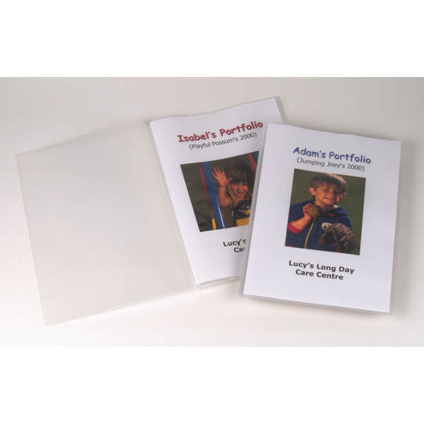 Marbig Flic File A4 20 Pocket Insert Cover Clear_39119500_22006