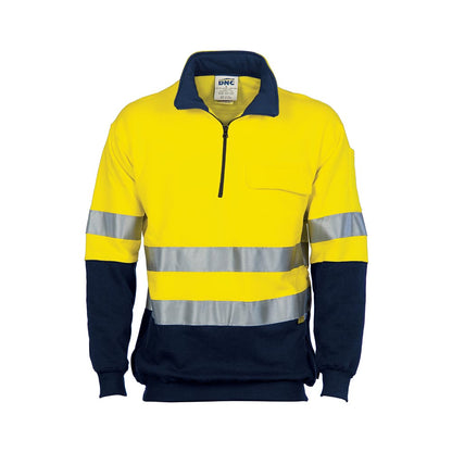 3925 Fleece 1/2 Zip Taped Jumper + ASC & Take5 Logos_ASC3925
