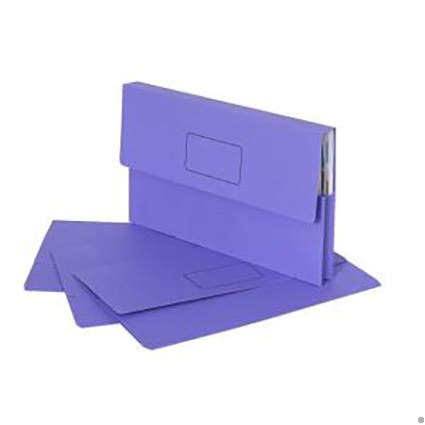 Marbig Document Wallet Slimpick Foolscap Purple 39378031 4004319