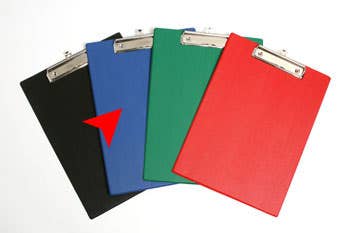 Marbig Clipboard Pe Foolscap No Cover Blue 39404004 4301001