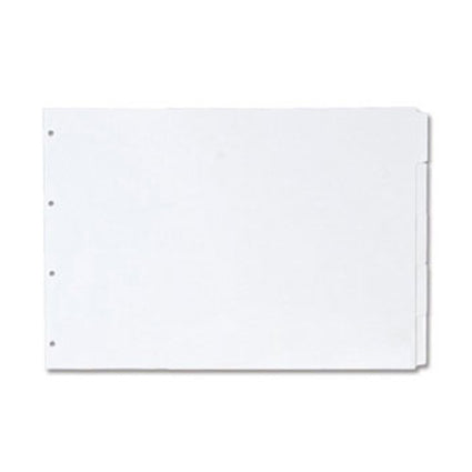 Plastafab A3 Divider 10 Tab Landscape White_39442628_WDA3L10