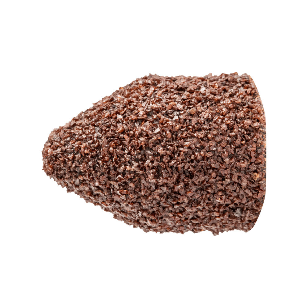 POLICAP abrasive cap PC tapered conical w/radius end alum oxide10x15 mm A6_40108108_42303101