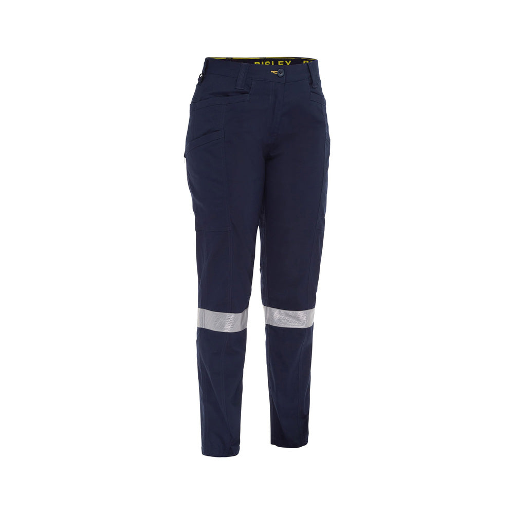 Pant Womens Cargo 200gm Poly/Cott Stretch Vented Taped 20 Navy/Orange BPCL6_40039127_BPCL6150T_NVOR20