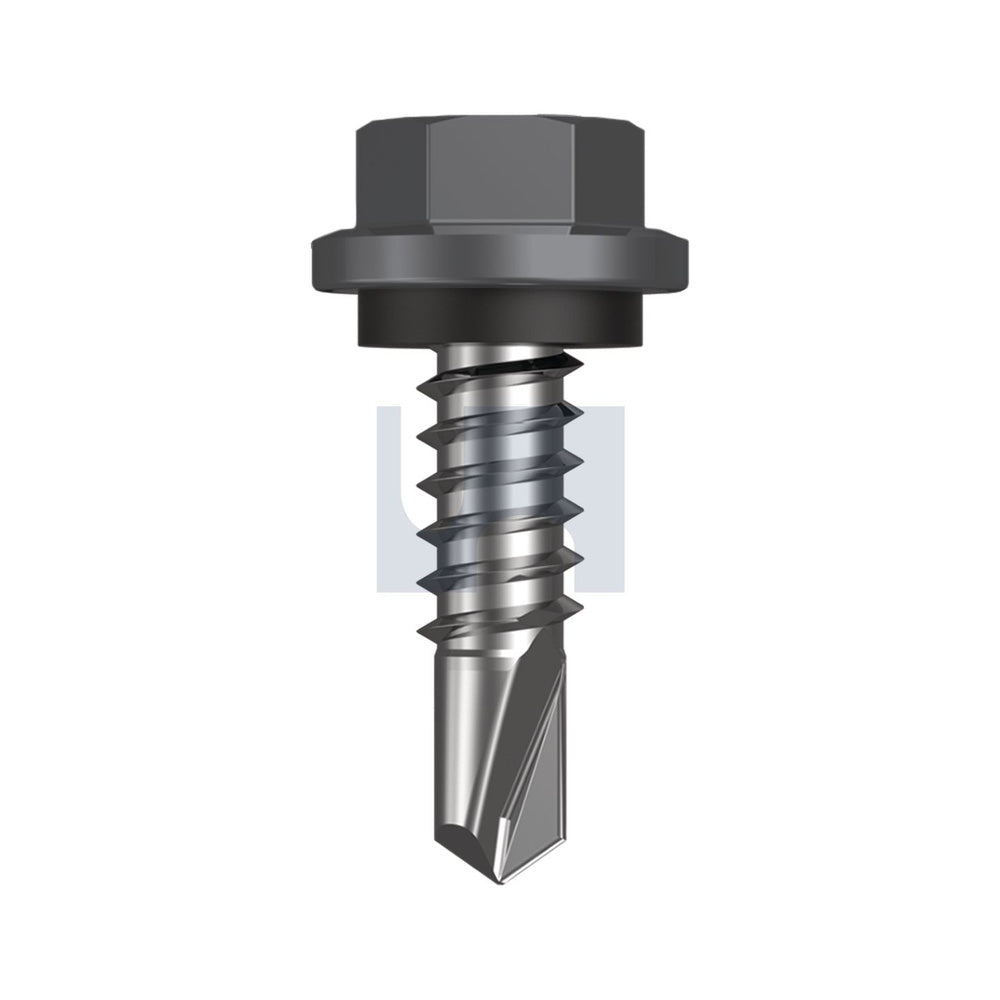 Metal Sds Hex Head + Washer Basalt - Cl4 As3566 #14-14 22 - Pk 1000_40094126_TBAM4SH1414022
