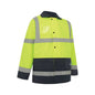 Jacket Wet Weather 3/4 Length Hivis Large Yellow/navy Taped W3002_546619_W3002YNL