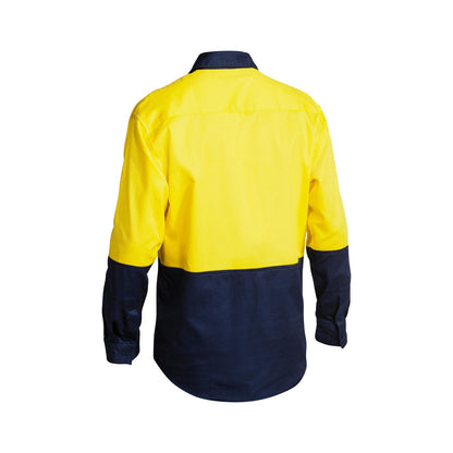 BSC6267 Hi-Vis Closed Front Regular Weight Drill Shirt _BSC6267