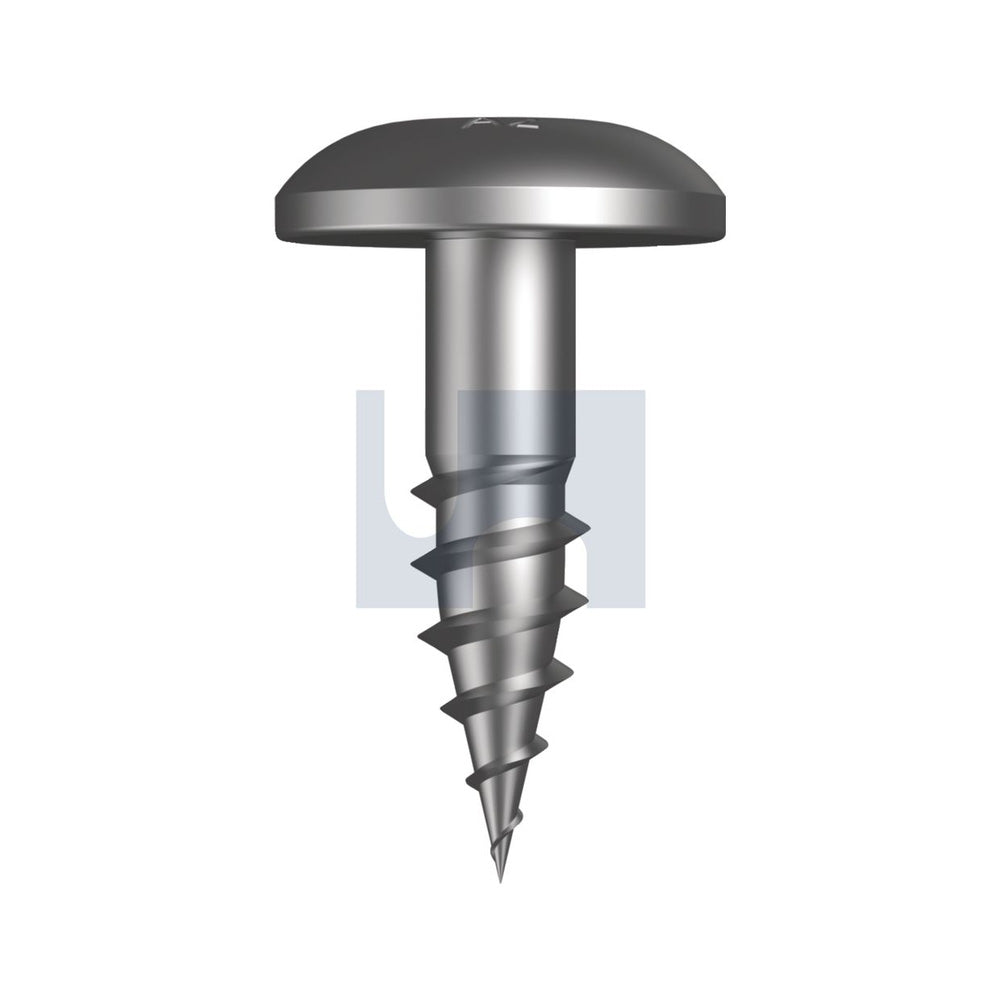Needle Pt Button Head 304 Stainless Square Drive #2 #8-15 15 - Pk 500_40099349_FST04NSUQ0815015