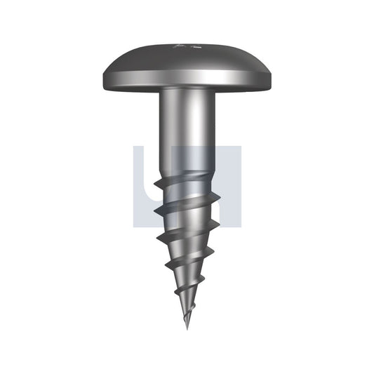 Needle Pt Button Head 304 Stainless Square Drive #2 #8-15 15 - Pk 500_40099349_FST04NSUQ0815015