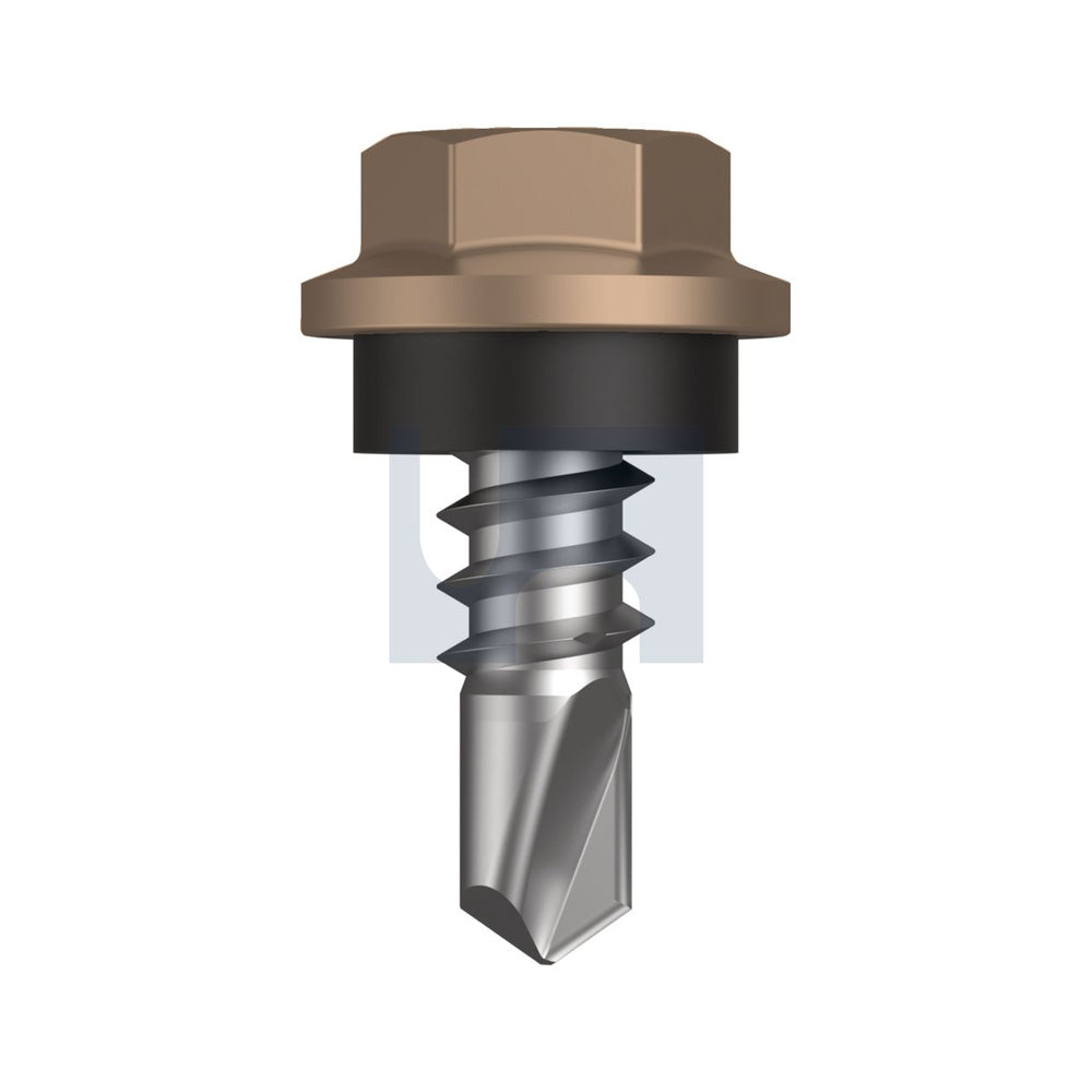 Metal Sds Hex Head + Washer Stone - Cl4 As3566 #8-18 12 - Pk 1000_40095877_TSTM4SH0818012
