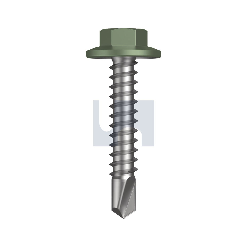 Sds Flg Hex Hd Pale Eucalypt-Cl4 #12-14 30 - Pk 1000_40095389_TPEM4FH1214030