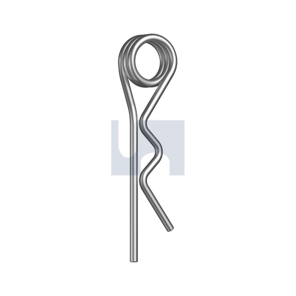 Double Coil R Clip Pin ZP (Rohs Compliant) Hec/Mild Steel 2mm - Pk 200_40093702_QPRMSZDM02