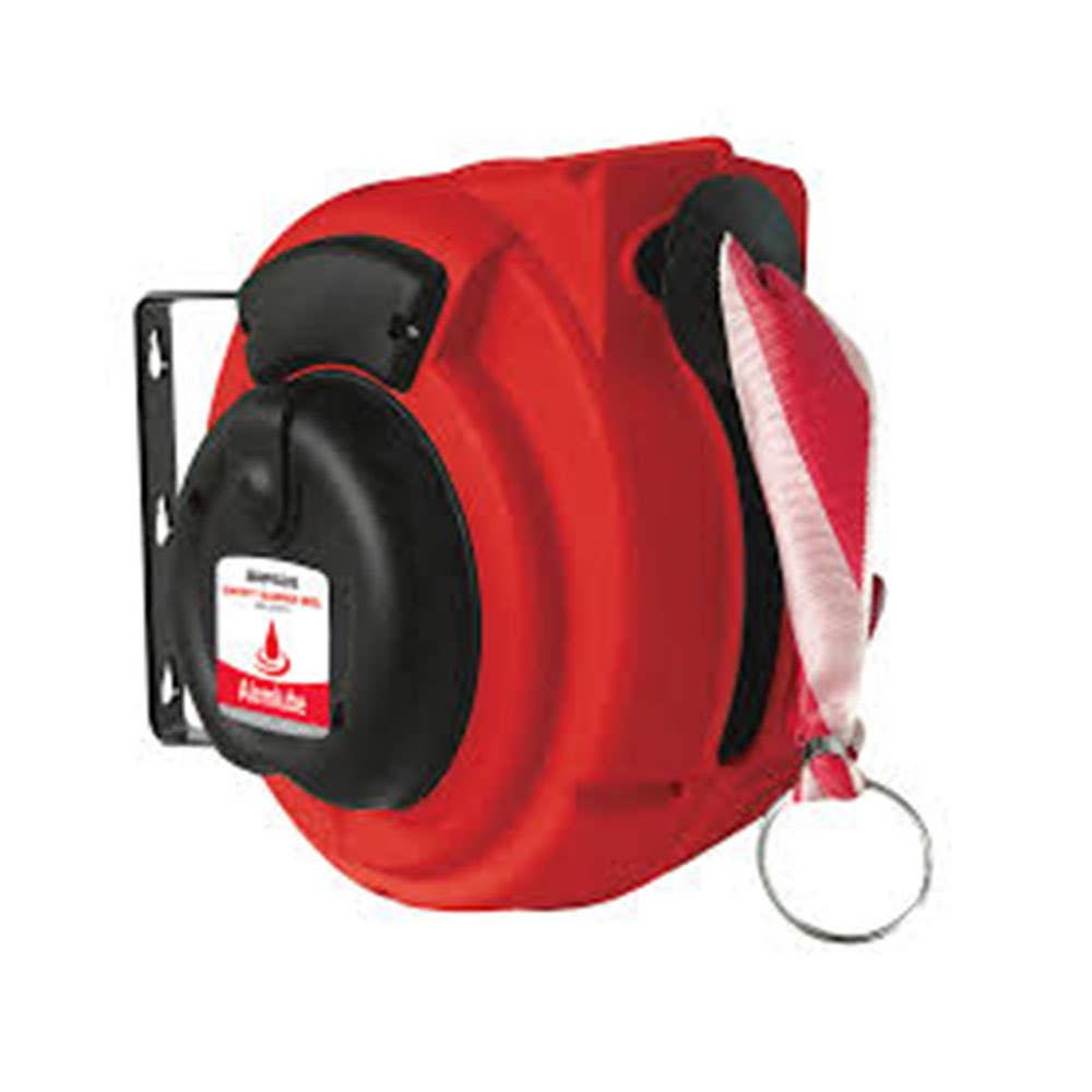 Reel Safety Barrier Red/White Danger 16m Alemlube 40000403 BRP5216D