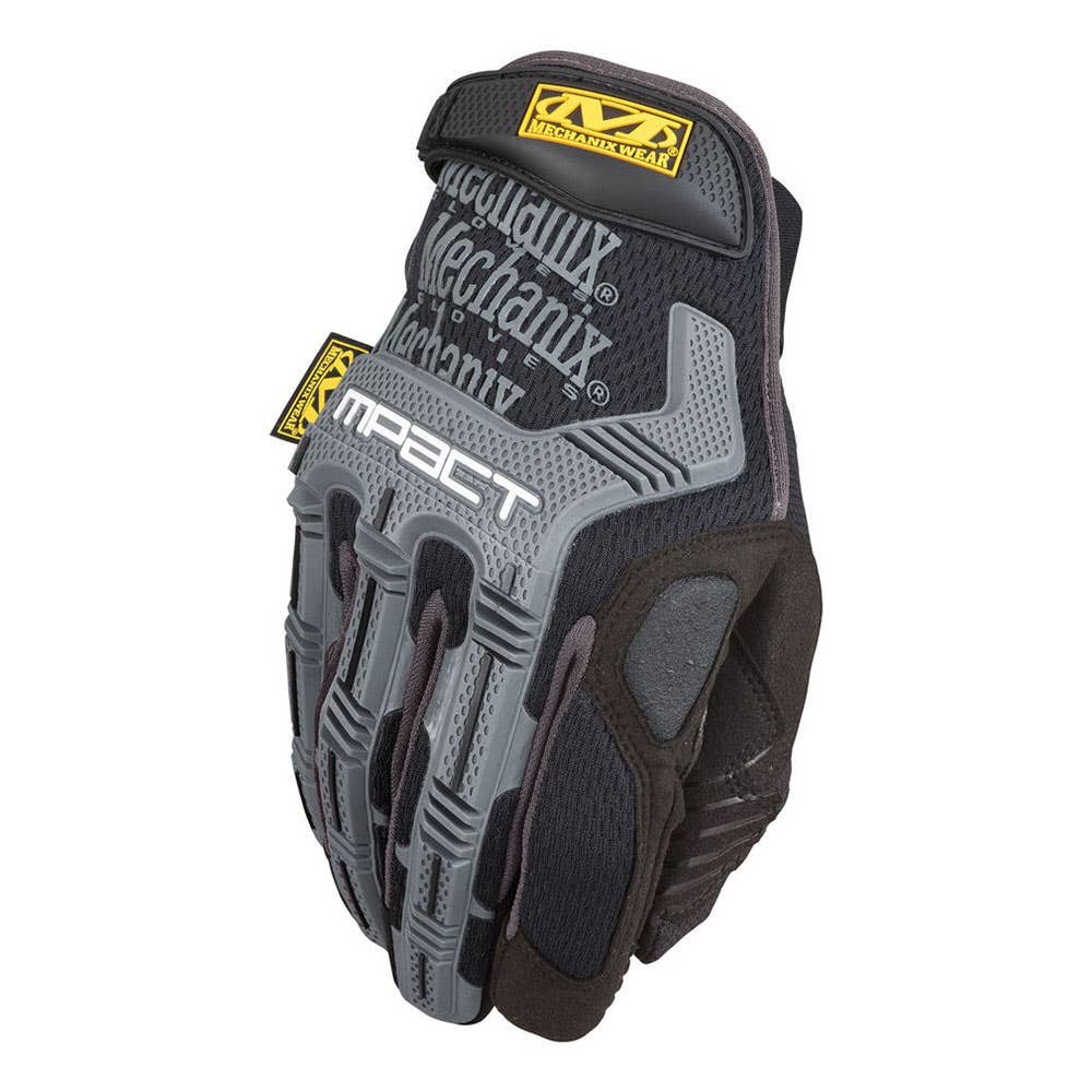 Gloves Impact Resistant M-Pact Black/Grey 2XL Mechanix Wear 40000556 MPT-58-012