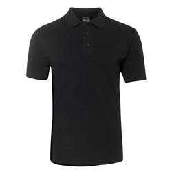 Polo Shirt S/S Poly Cotton 210 Black 2XL JB's Wear BAE Logo 50105055 BAE 210-BLK-2XL
