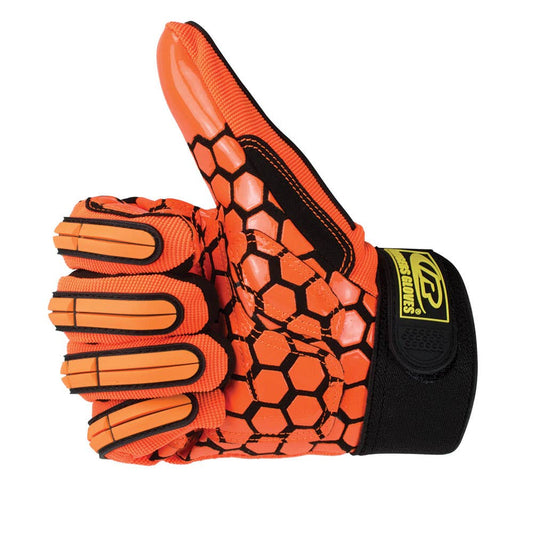 Gloves Impact Silicone Padded Palm Superhero R-162 2XL Ringers_40000752_162-12