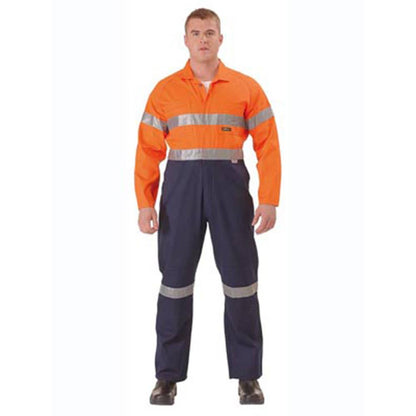 Coveralls L/S Cotton Drill Tape 310gsm Orange/Navy 127R Bisley_549684_BC6357T_TT02RPE127R