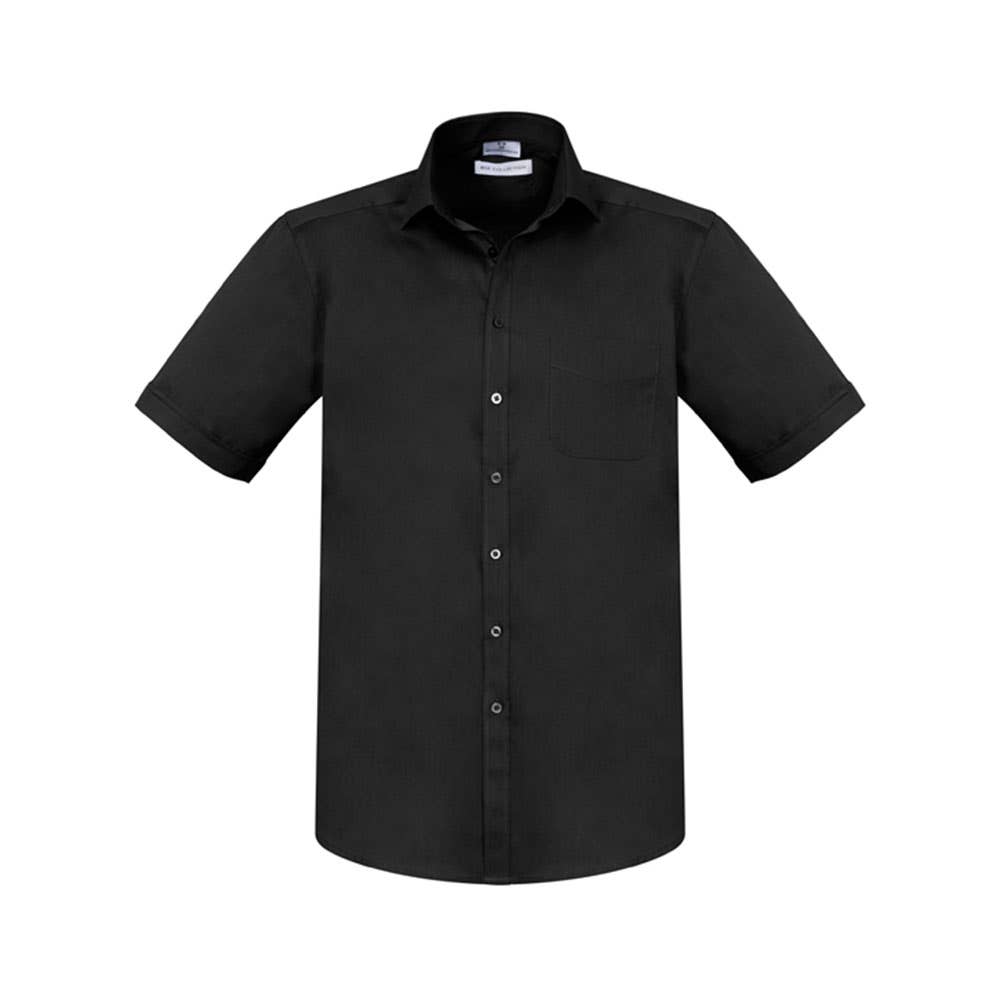 Shirt S/S Cotton Poly Elastane Monaco Black 3XL Biz 40003847 S770MS-BLK-3XL