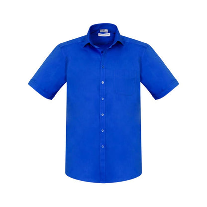 Shirt S/S Cotton Poly Elastane Monaco Electric Blue 2XL Biz 40003855 S770MS-E/BLU-2XL