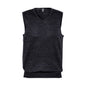 Vest V-Neck Pre-Shrunk Wool Blend Milano Charcoal 2XL Biz BAE Logo 50105458 BAE WV619M-CHA-2XL