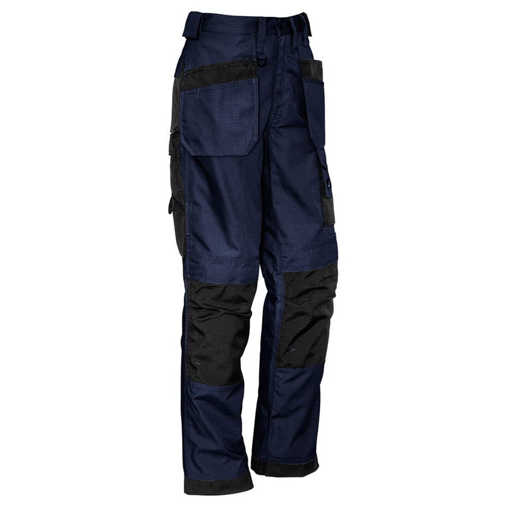 Pants Poly Cotton Ripstop Ultralite Multi-Pocket Navy/Black 102 Syzmik 40003963 ZP509-NAV/BLK-102