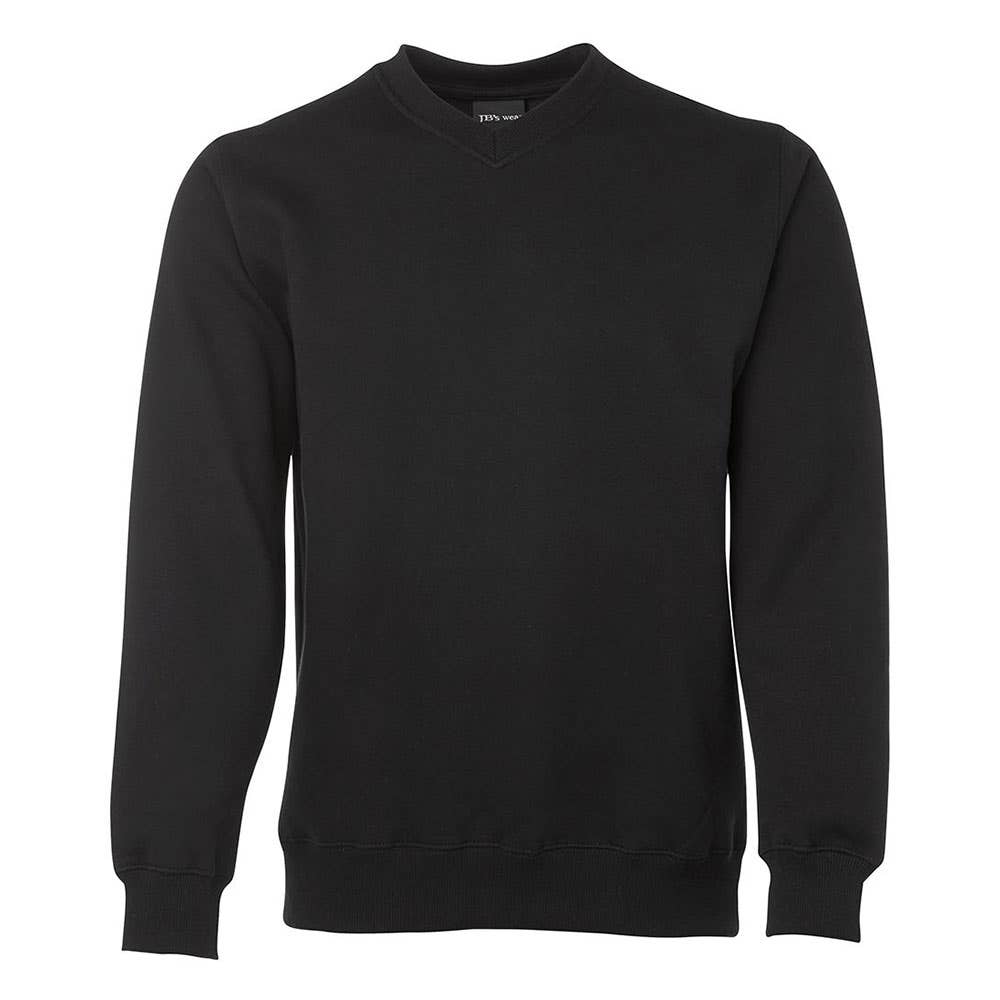 Jumper Fleecy V-Neck Poly/Cotton 310gsm JB's Wear BAE Logo BAE3FSV