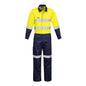 Coveralls Cotton Ripstop 240gsm Rugged Cooling Tape Yellow/Navy 102 Syzmik 40004235 ZC804-Y/N-102