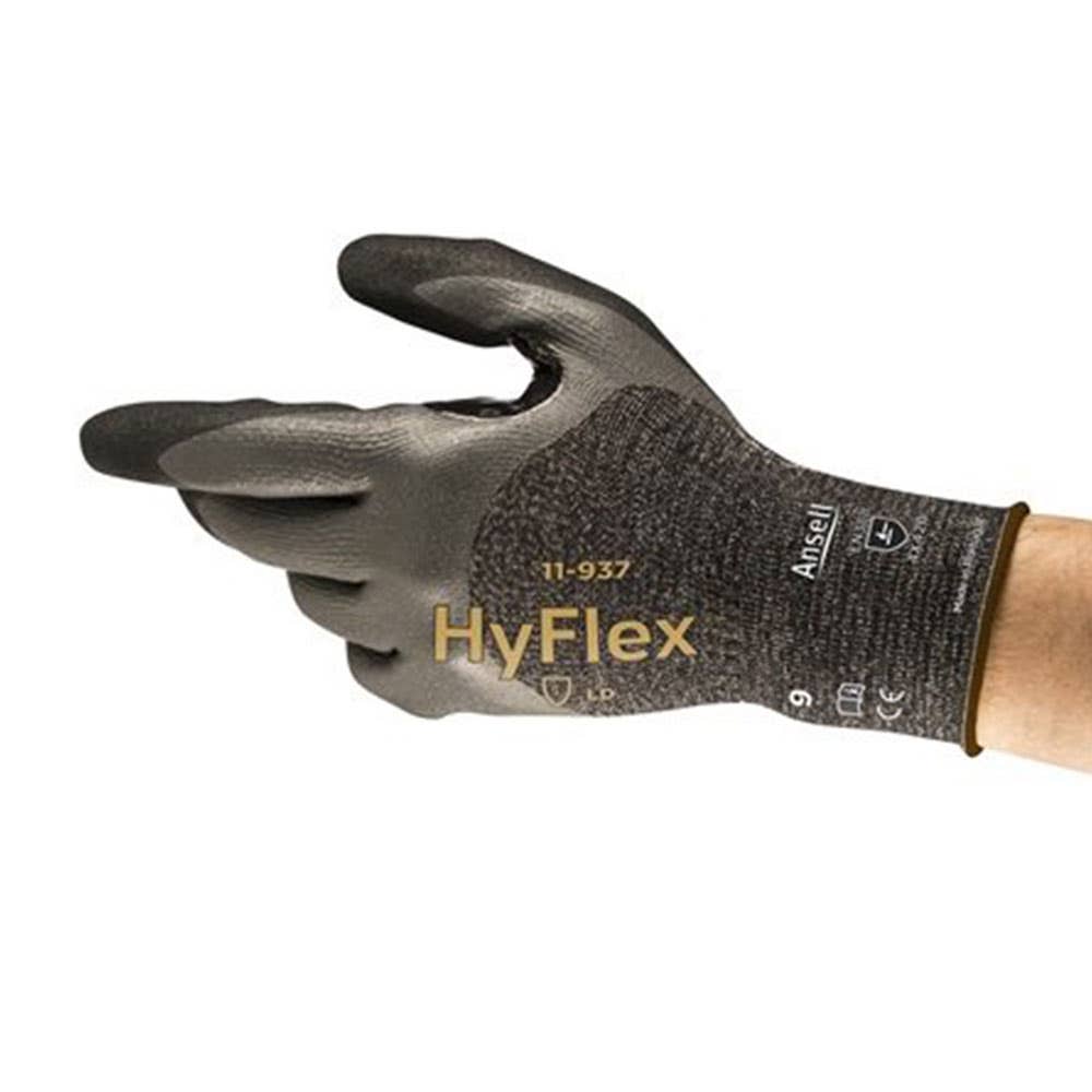 HyFlex&reg; 11-937 Cut B Gloves 3/4 Nitrile Coated 11937