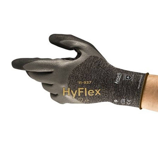 HyFlex&reg; 11-937 Cut B Gloves 3/4 Nitrile Coated 11937