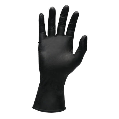 Disposable Gloves Megaman Nitrile Coated Powder-Free Black 2XL Pk 50 40004284 N260886