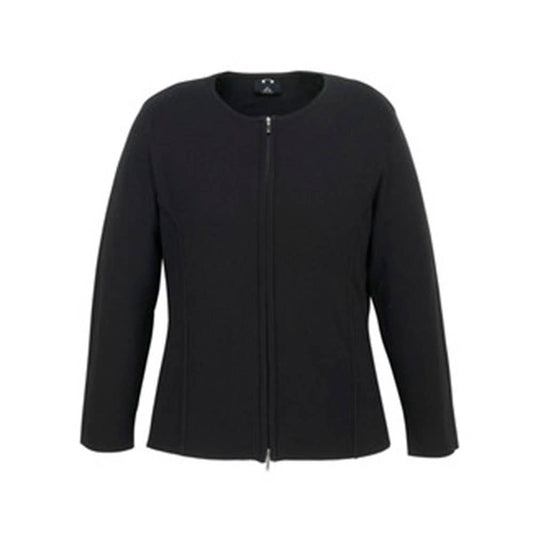 Cardigan Womens 2-Way Zip Biz BAE Logo BAELC3505