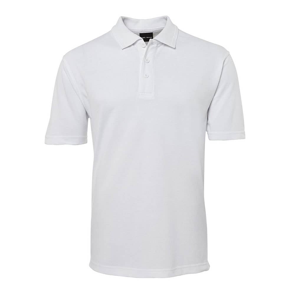 Shirt Polo S/S Poly Cotton Pocket Signature White 2XL JB's Wear BAE Logo 50106442 BAE 210P-WHT-2XL