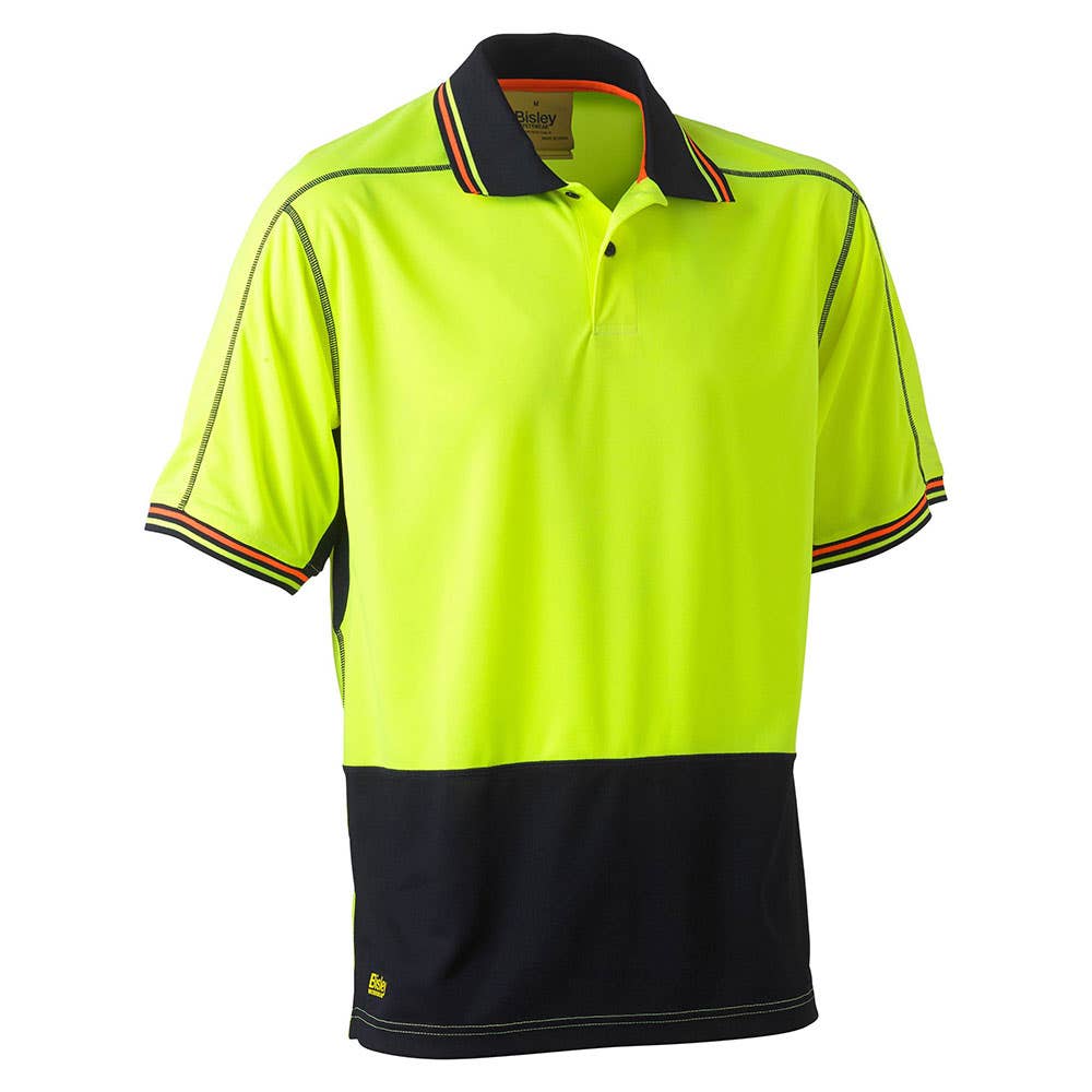 BK1219 Hi-Vis Polyester Mesh Polo Shirt 130gsm BAE Logo BAEBK1219