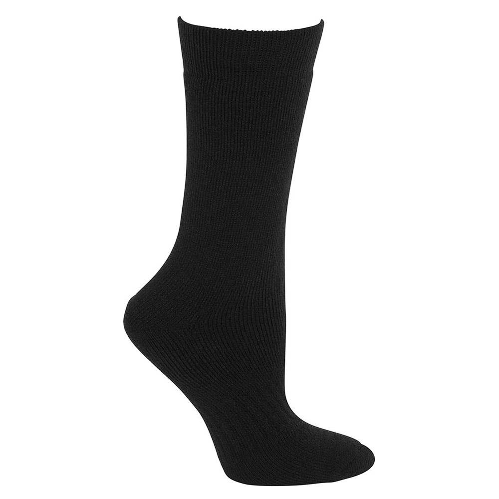 Acrylic Work Socks Black 11 - 14 Pk 3 40004644 6WWS-Black-11-14