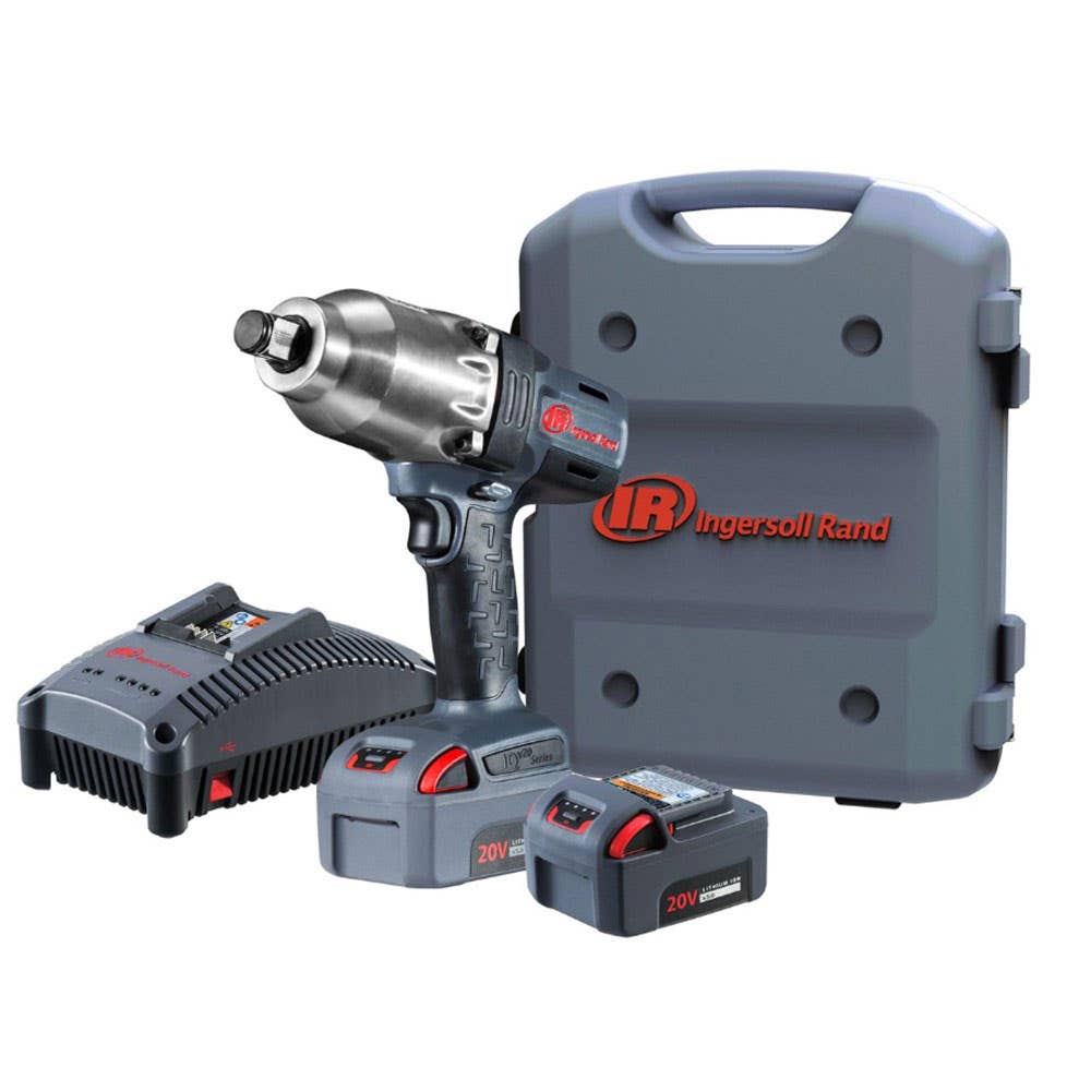 Wrench Impact 3/4'' Dr Cordless 20V 5.0Ah Lithium-Ion W7170 Ingersoll Rand 40004713 W7172-K22-AN