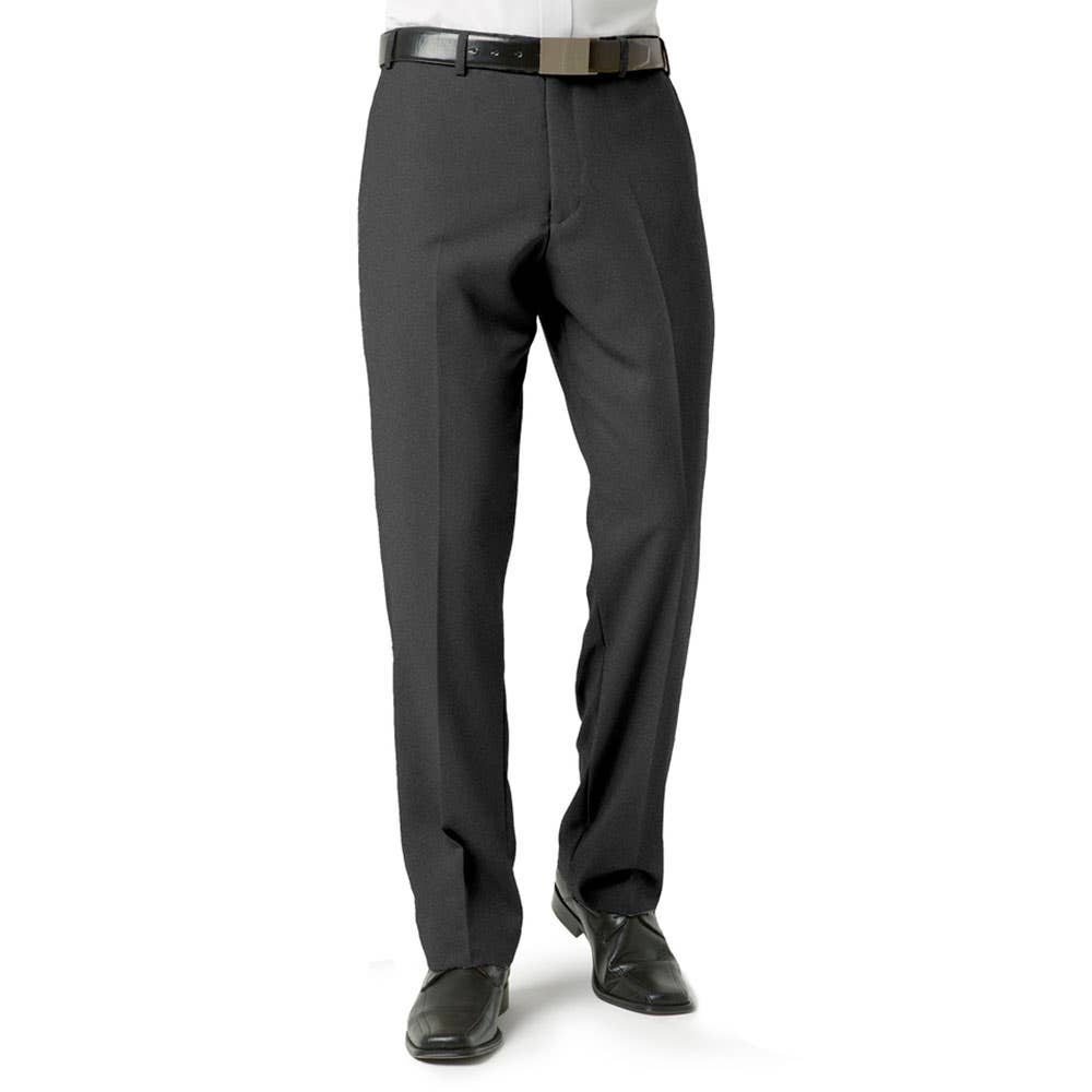 Pants Poly Flat Front Classic Biz Collection BAE Logo BAEBS29210