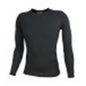 Shirt L/S Crew Base Layer Thermal Merino Mid 195 Black 2XL Wilderness Wear 40005098 U900-2XL