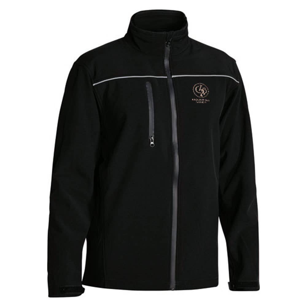 Jacket Soft Shell 310gsm Black 2XL MIM Logo 40005394 BJ6060GC BBLK2XL