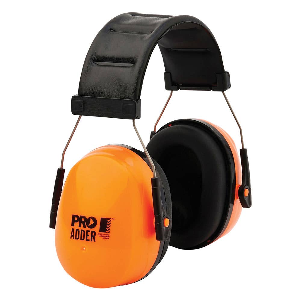 Earmuff Adder Class 5 SLC80 32db Hi Vis Orange PRO Choice 40006595 EMADD