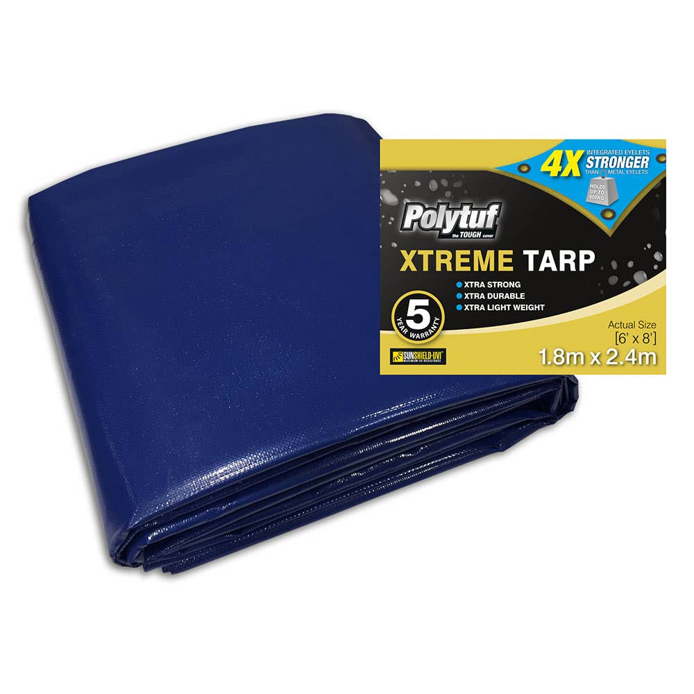 Tarpaulin XTREME Industrial Duty 1.8 X 2.4m Polytuf 40006608 XTE68
