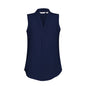S627LN Madison Women's Sleeveless Corporate Shirt Brisbane ALHP Logo_BIZS627LNALHPB