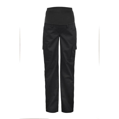 Pants Cargo Maternity Cotton Drill 245gsm Black 10 WorkCraft 40007157 WPL081-BLK-10