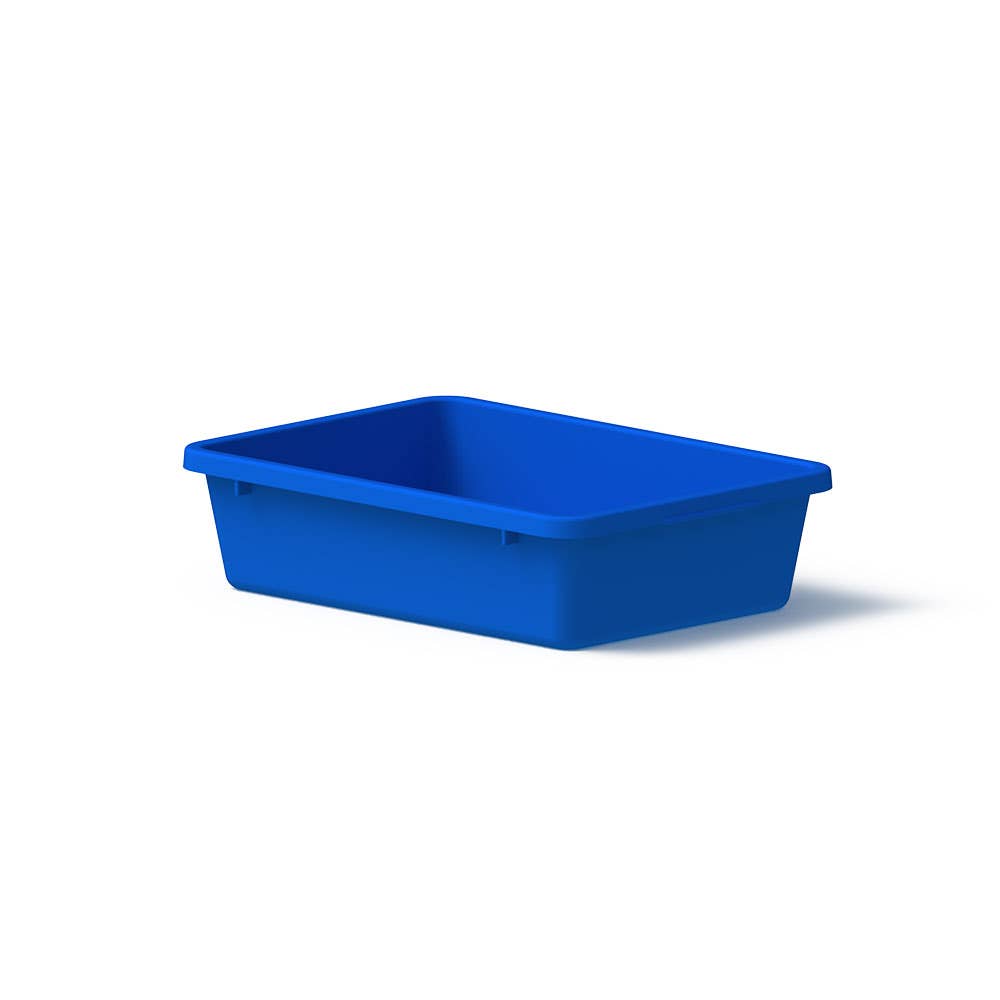 Plastic Crate 22L #5 Blue 540 X 380 X 137mm Food Grade Stack + Nest Okka 40007307 AP5CrateBlue