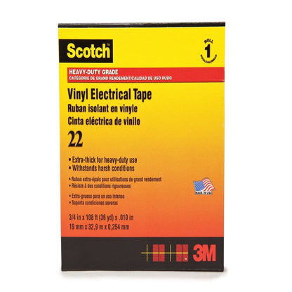 Scotch&reg; 22 Vinyl Electrical Tape 25mm x 33m_40008443_7000042539